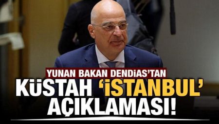 Yunan Bakan Dendias’tan küstah açıklama: Konstantinopolis’e seyahat edeceğim